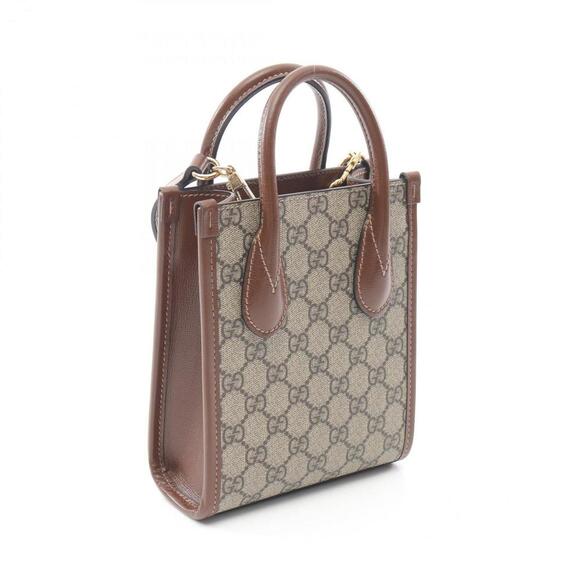 GUCCI Brown Leather Bag - Picture 3 of 8